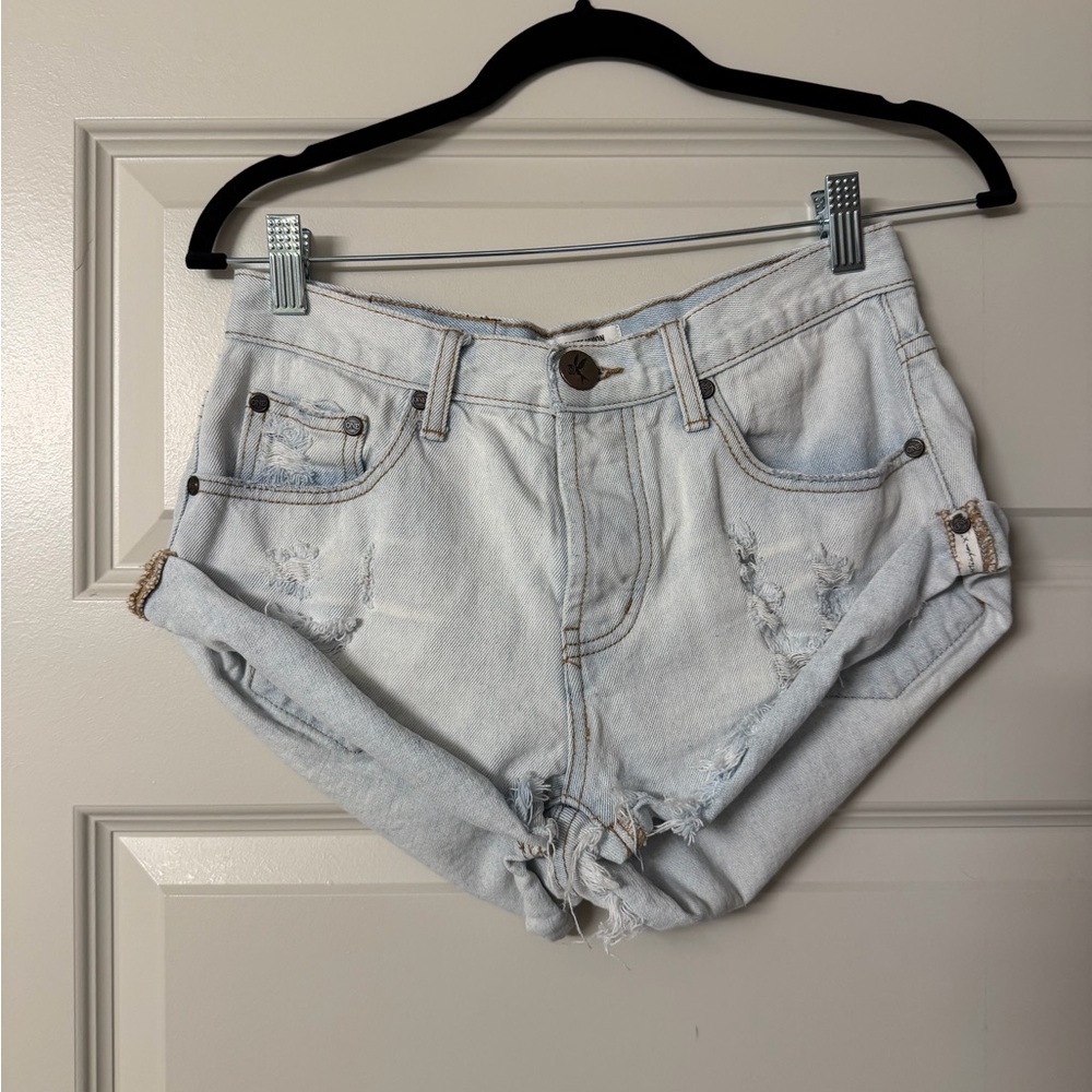 One Teaspoon Bandit Denim Women Shorts